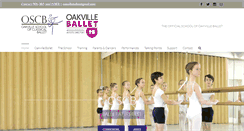 Desktop Screenshot of oakvilleballet.com